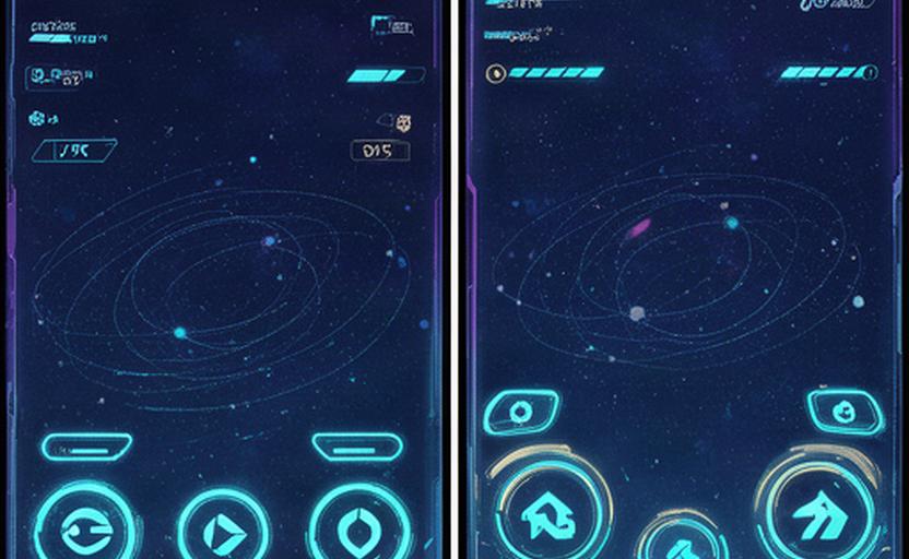 Interfaz móvil después del rediseño con menú temático, controles claros y jerarquía visual espacial