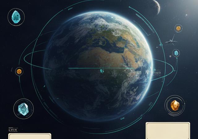 Detalle de planeta con recursos, valor estratégico y controles de selección en una presentación espacial